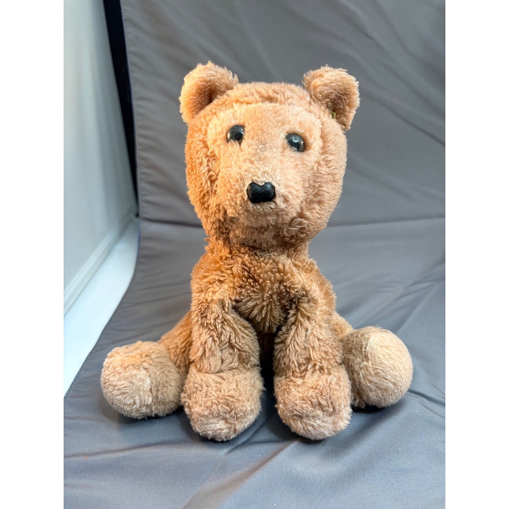 Vintage 1976 R Dakin Co Pillow Pet Teddy Bear Plush Tan Brown 8 Inch A-19